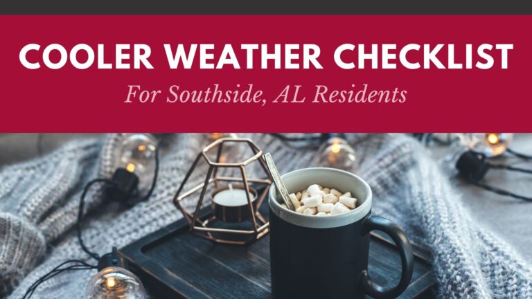 cooler weather checklist
