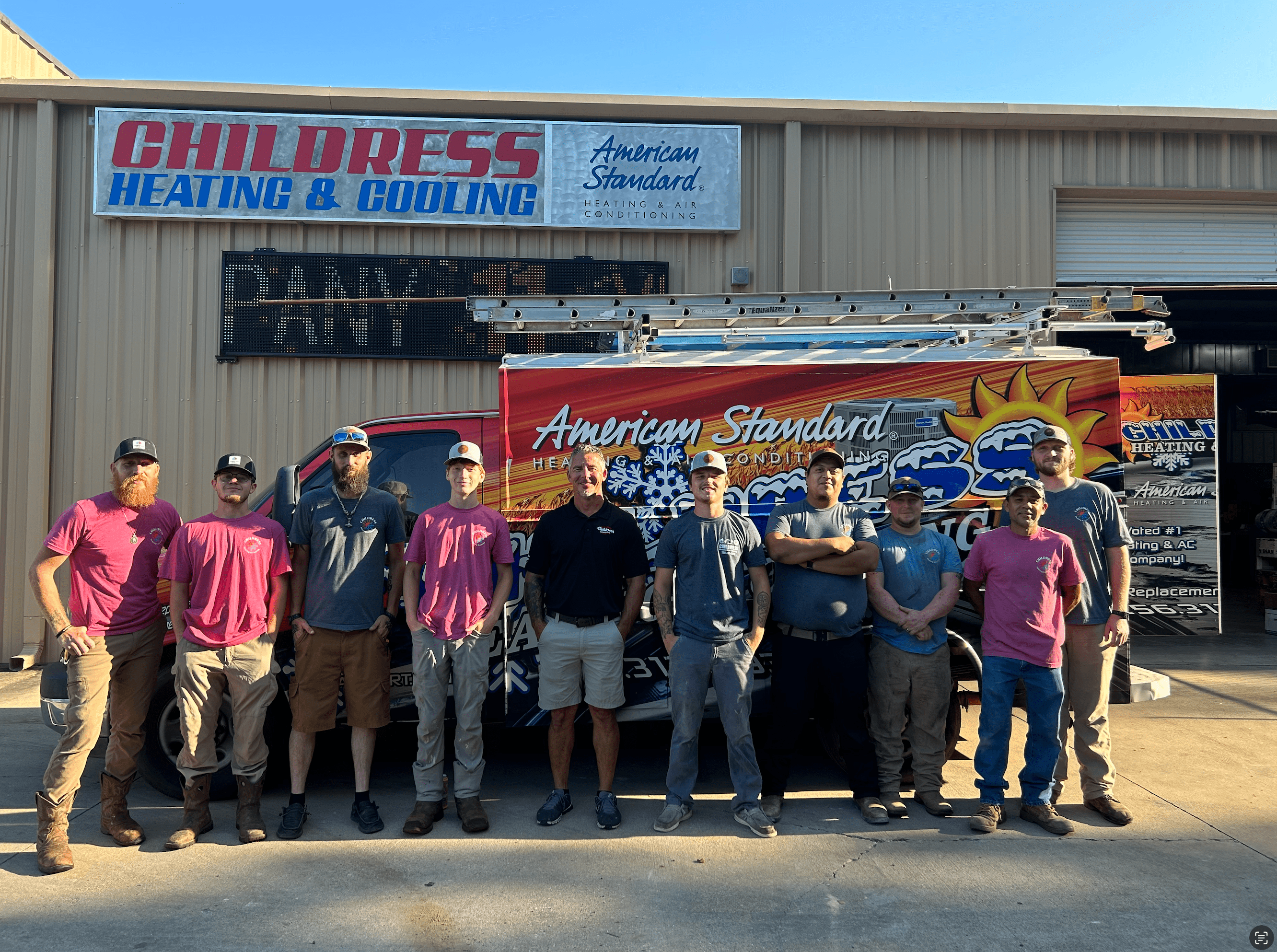 Childress team thank you